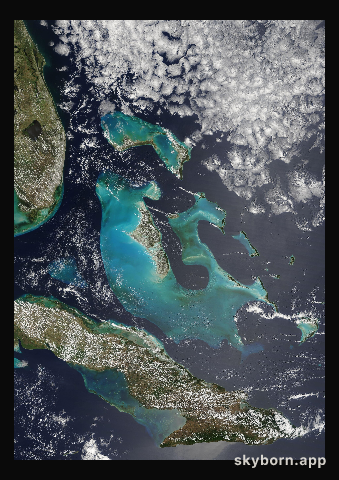 The Earth on 7 April 2010 · Bahamas