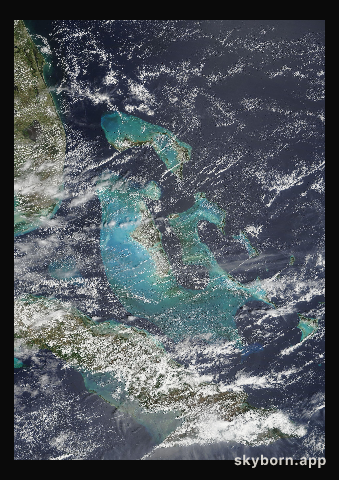 The Earth on 14 April 2010 · Bahamas