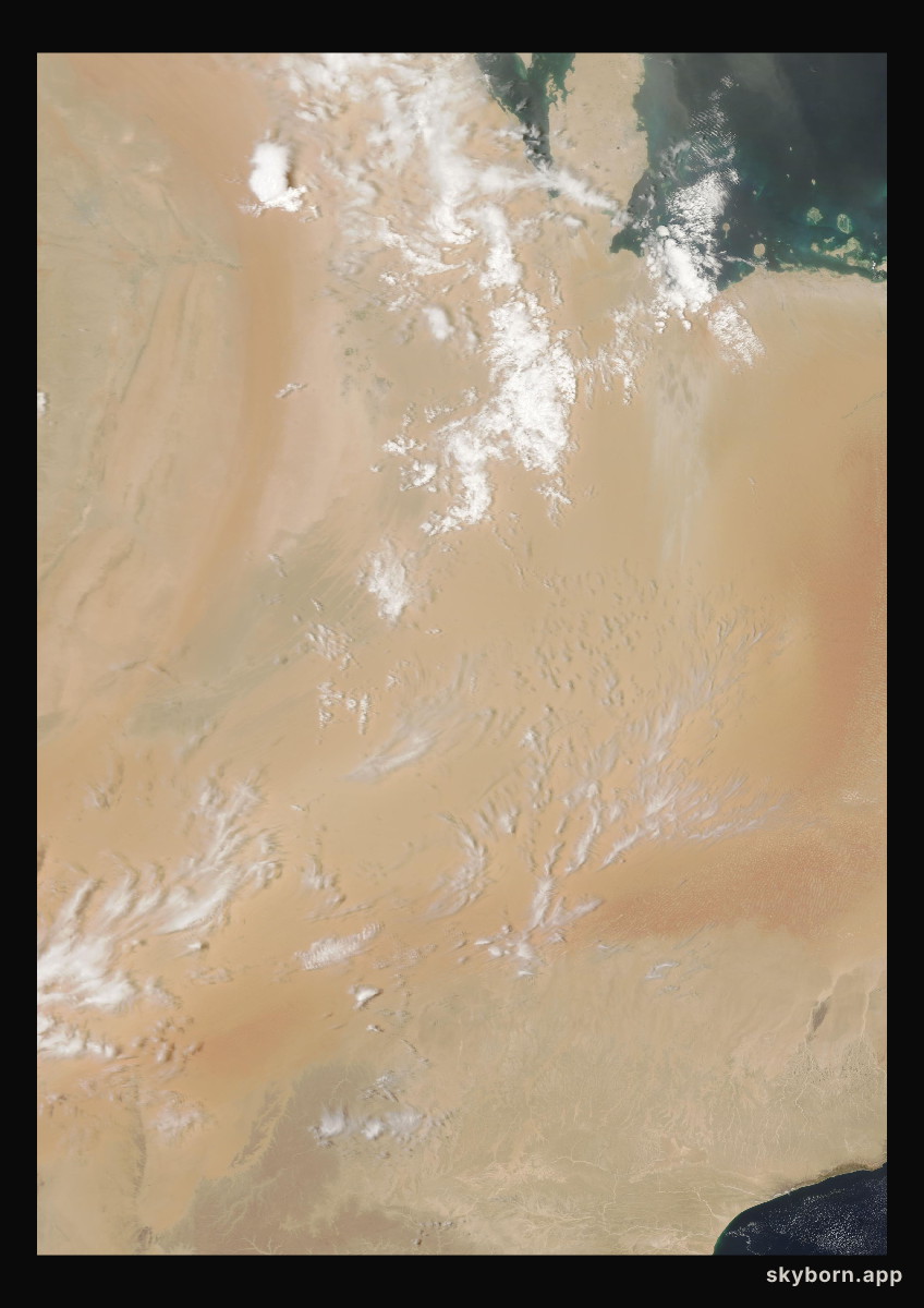 The Earth on 22 April 2010 · Empty Quarter, Arabia