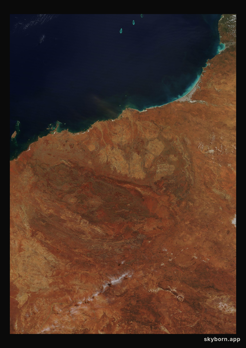 The Earth on 27 April 2010 · Pilbara, Western Australia
