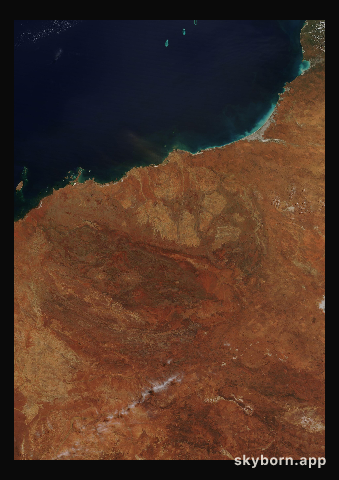 The Earth on 27 April 2010 · Pilbara, Western Australia
