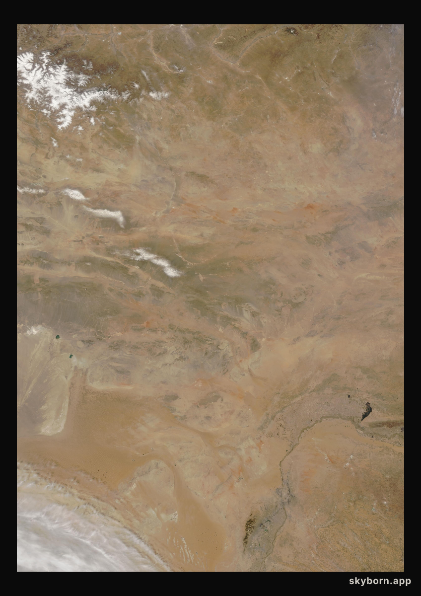 The Earth on 29 April 2010 · Gobi Desert