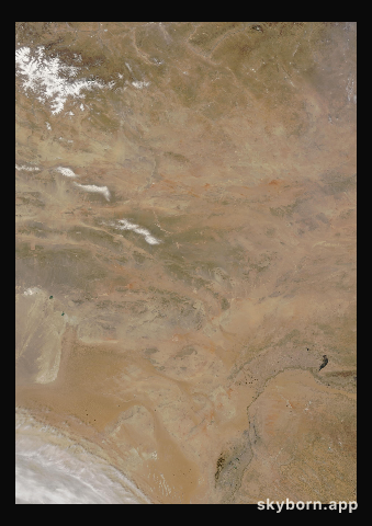The Earth on 29 April 2010 · Gobi Desert