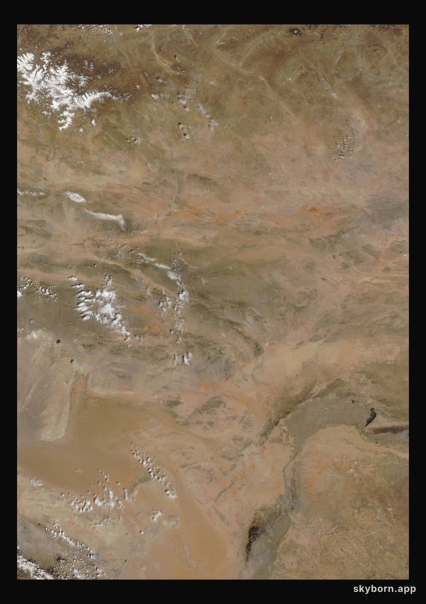 The Earth on 30 April 2010 · Gobi Desert