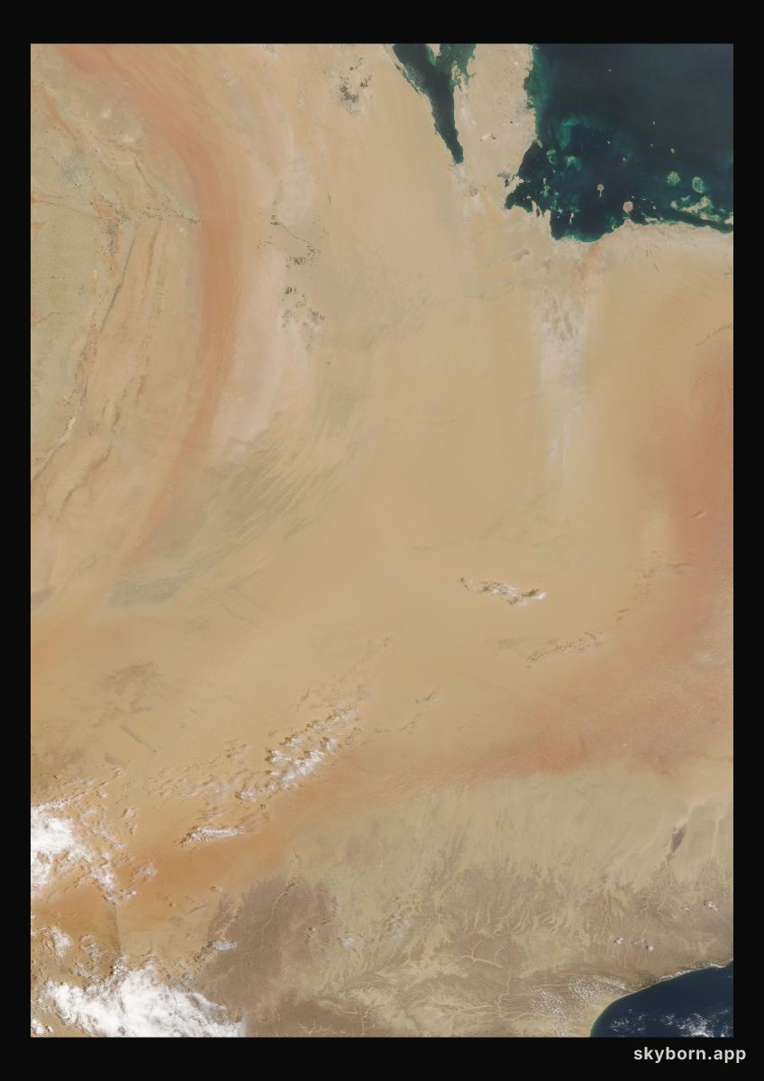 The Earth on 9 May 2010 · Empty Quarter, Arabia