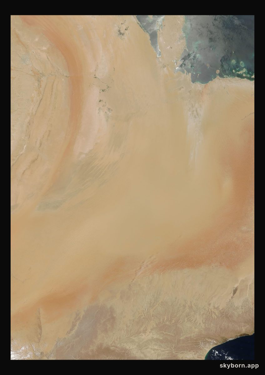 The Earth on 11 May 2010 · Empty Quarter, Arabia