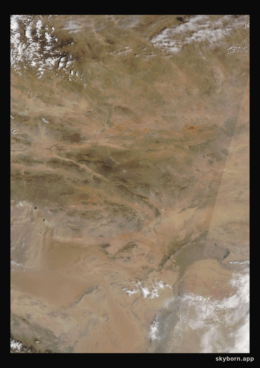 The Earth on 14 May 2010 · Gobi Desert