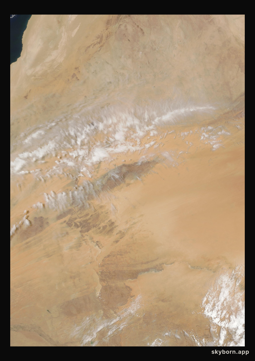 The Earth on 23 May 2010 · Eye of the Sahara, Mauritania
