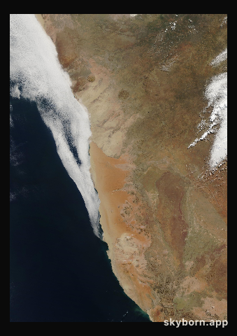 The Earth on 31 May 2010 · Namib Desert