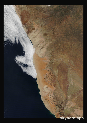 The Earth on 10 June 2010 · Namib Desert