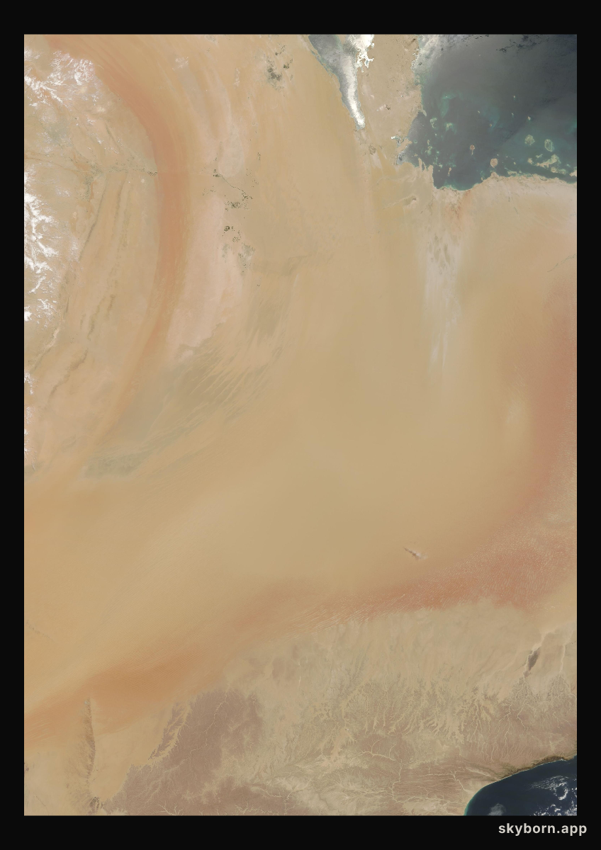 The Earth on 12 June 2010 · Empty Quarter, Arabia