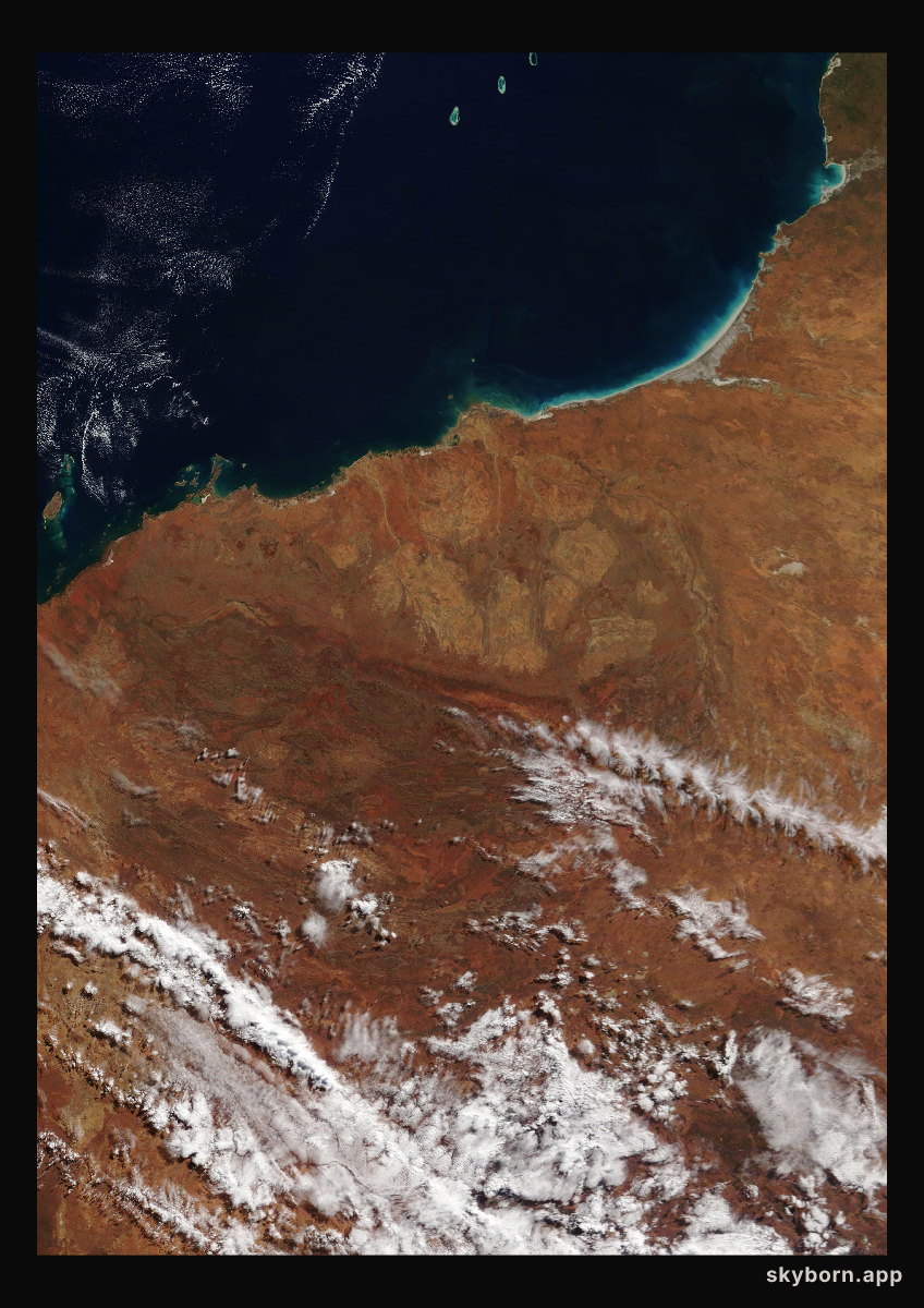 The Earth on 21 June 2010 · Pilbara, Western Australia