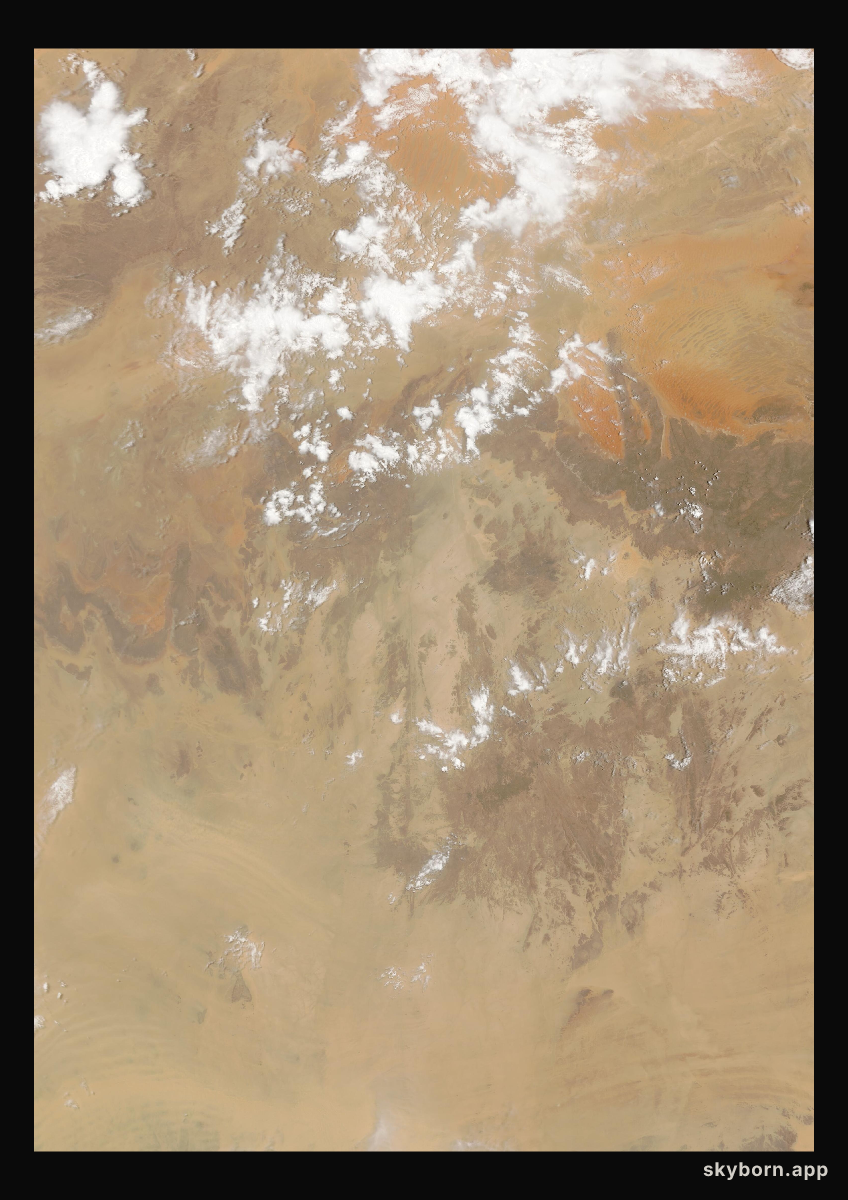 The Earth on 25 June 2010 · Sahara, Algeria