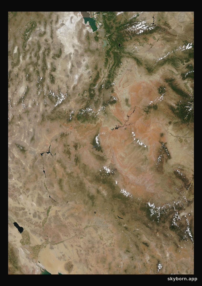 The Earth on 6 July 2010 · Colorado Plateau