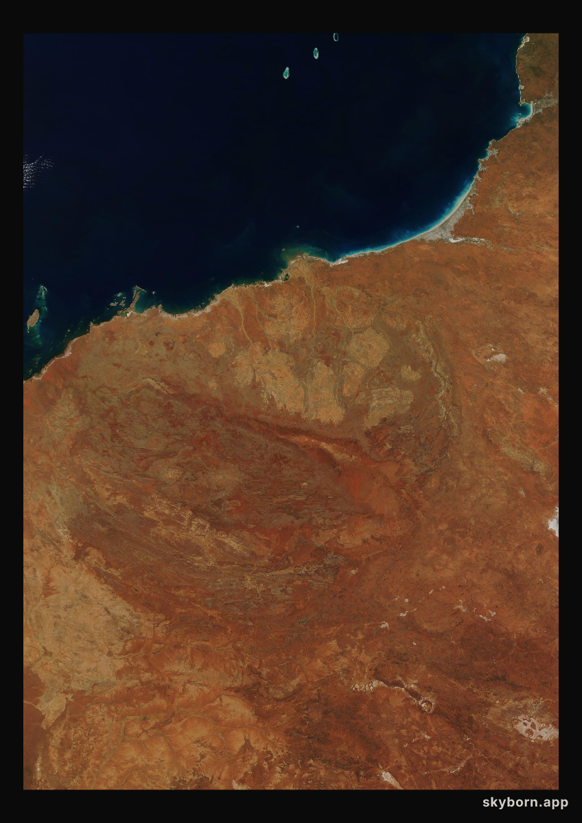 The Earth on 5 August 2010 · Pilbara, Western Australia