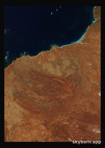 The Earth on 5 August 2010 · Pilbara, Western Australia