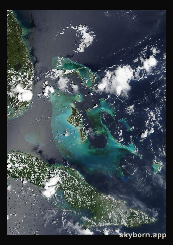 The Earth on 3 September 2010 · Bahamas