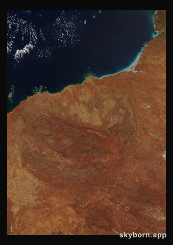 The Earth on 4 September 2010 · Pilbara, Western Australia