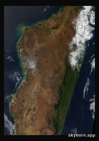 The Earth on 16 September 2010 · Madagascar