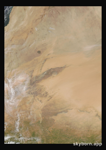 The Earth on 22 September 2010 · Eye of the Sahara, Mauritania
