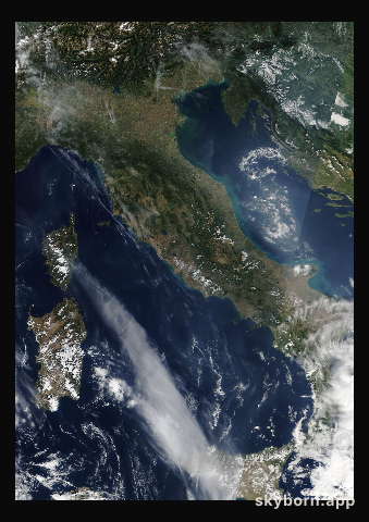 The Earth on 23 September 2010 · Italy and the Adriatic