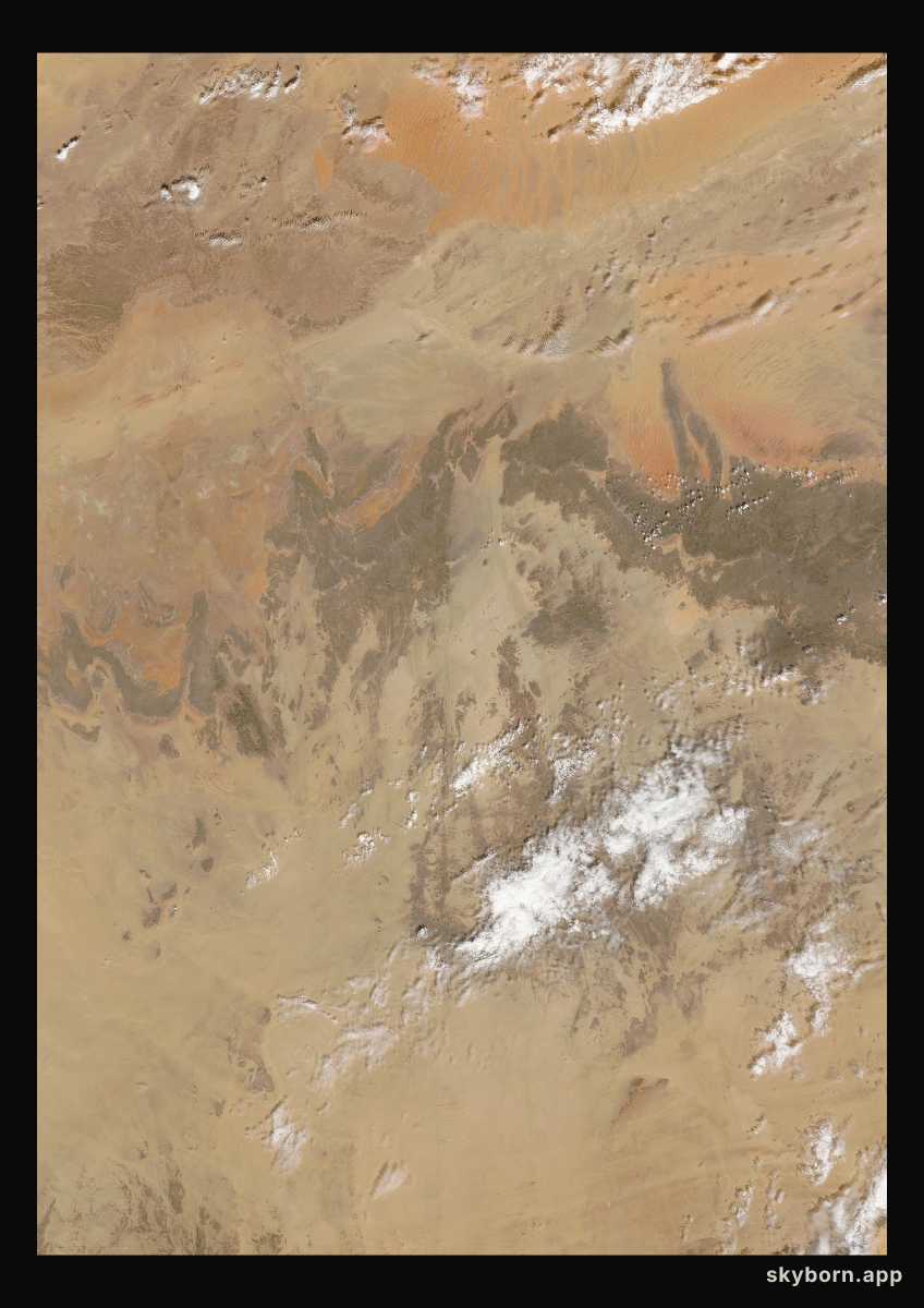 The Earth on 13 October 2010 · Sahara, Algeria