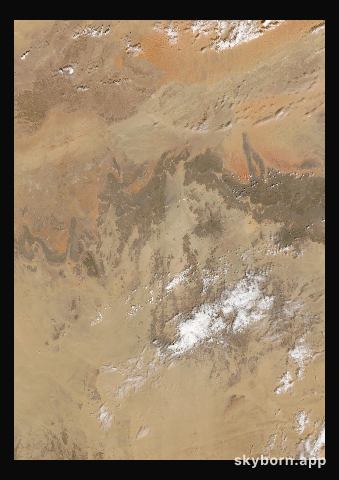The Earth on 13 October 2010 · Sahara, Algeria