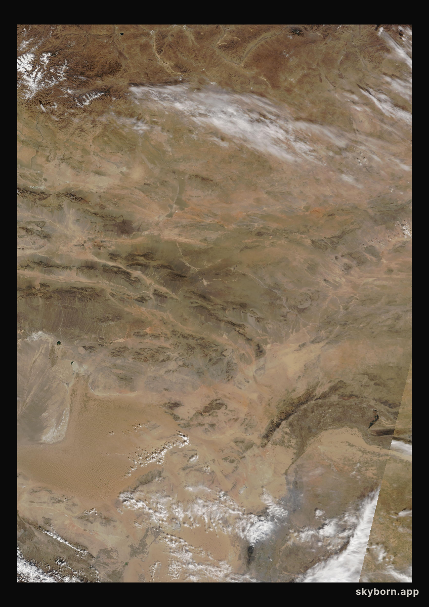 The Earth on 14 October 2010 · Gobi Desert