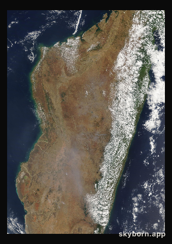 The Earth on 17 October 2010 · Madagascar