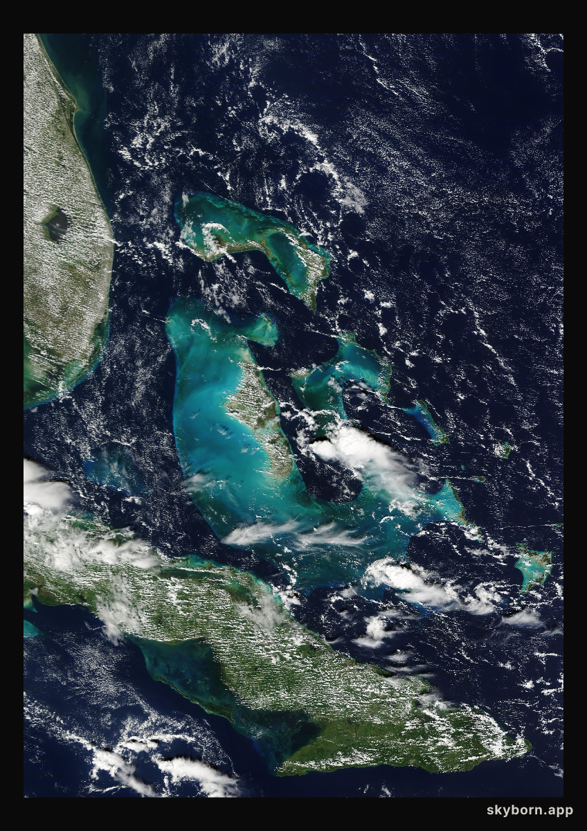 The Earth on 27 October 2010 · Bahamas