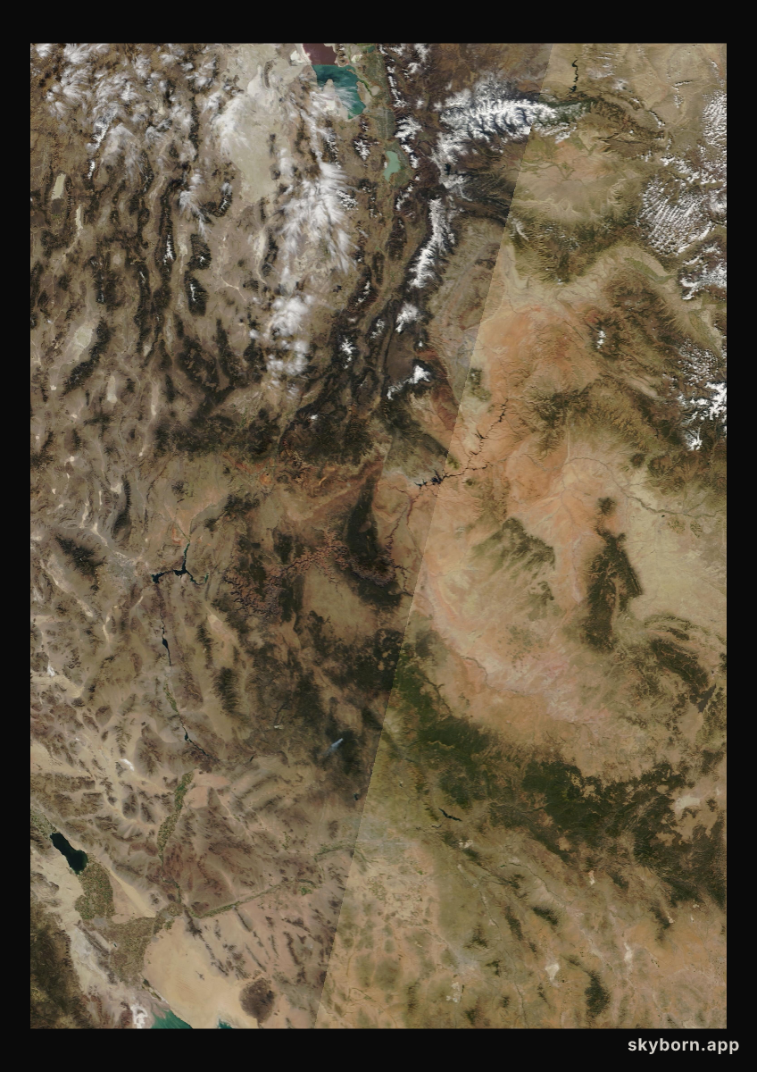 The Earth on 1 November 2010 · Colorado Plateau