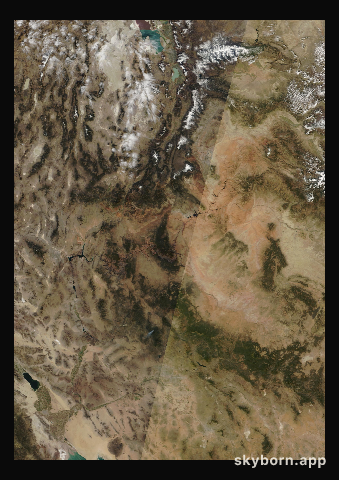 The Earth on 1 November 2010 · Colorado Plateau