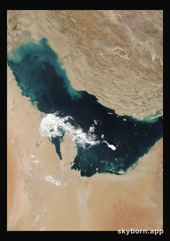 The Earth on 7 November 2010 · Persian Gulf