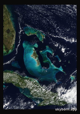 The Earth on 10 November 2010 · Bahamas
