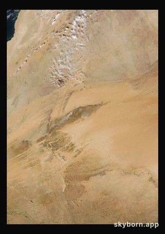 The Earth on 15 November 2010 · Eye of the Sahara, Mauritania