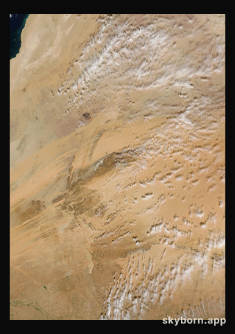 The Earth on 22 November 2010 · Eye of the Sahara, Mauritania