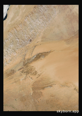 The Earth on 8 December 2010 · Eye of the Sahara, Mauritania