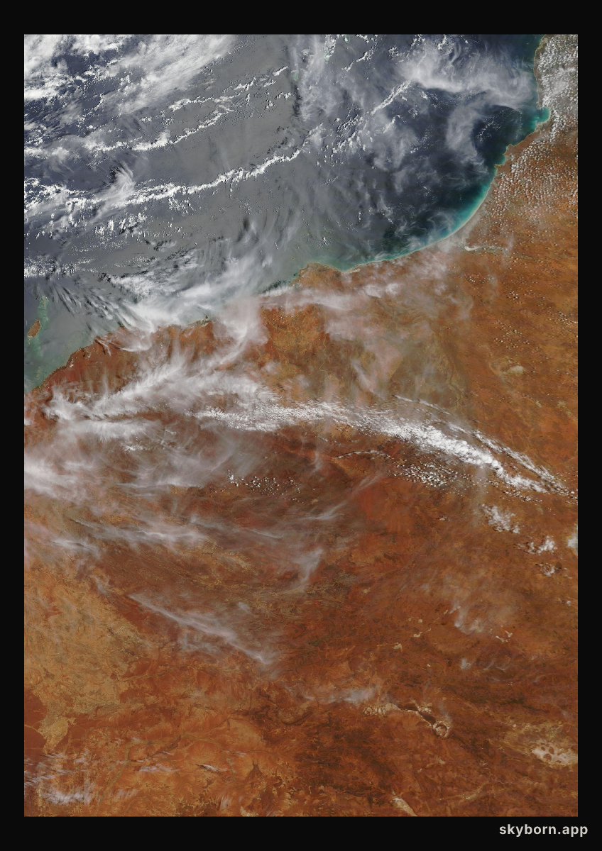 The Earth on 14 December 2010 · Pilbara, Western Australia