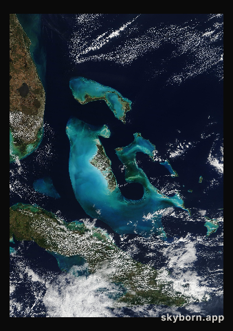 The Earth on 17 December 2010 · Bahamas