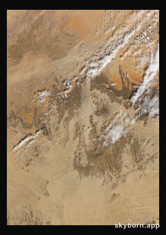 The Earth on 23 December 2010 · Sahara, Algeria