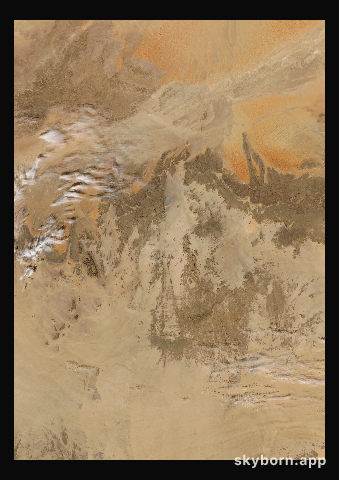 The Earth on 7 January 2011 · Sahara, Algeria