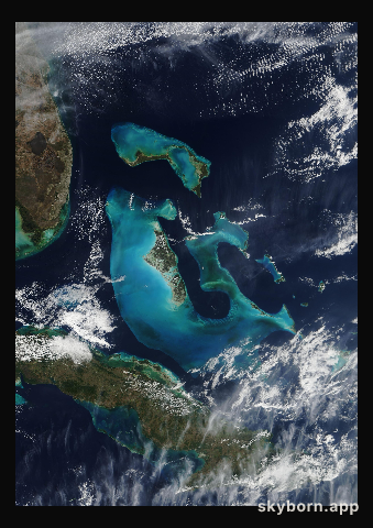 The Earth on 9 January 2011 · Bahamas