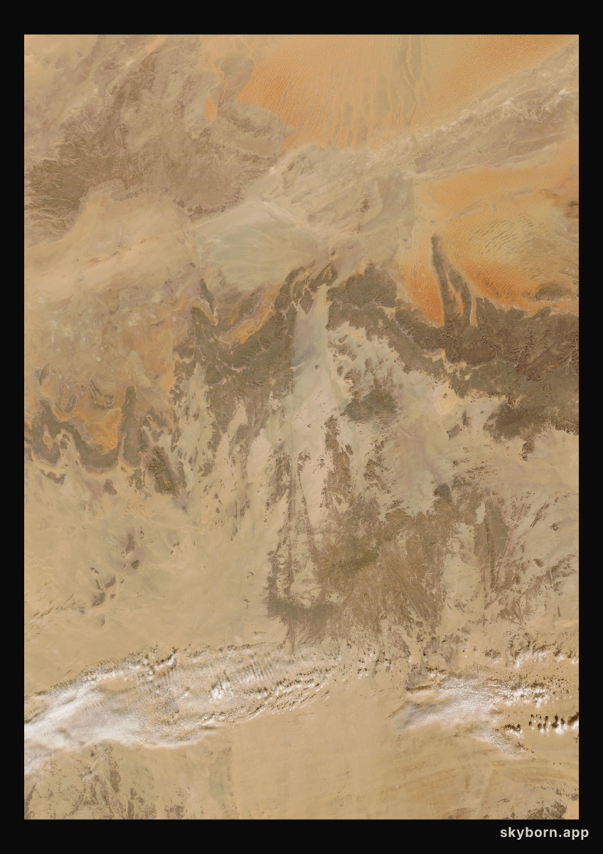 The Earth on 12 January 2011 · Sahara, Algeria