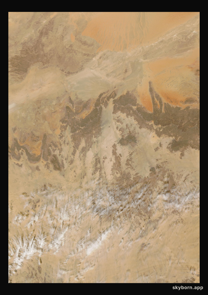 The Earth on 14 January 2011 · Sahara, Algeria