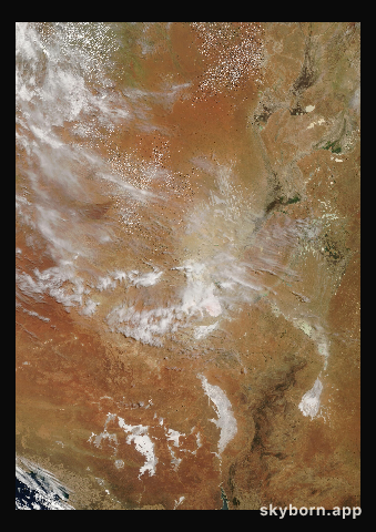 The Earth on 31 January 2011 · Lake Eyre, Australia