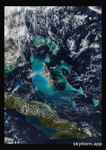 The Earth on 3 February 2011 · Bahamas