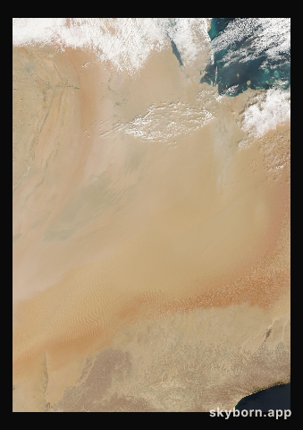 The Earth on 9 February 2011 · Empty Quarter, Arabia