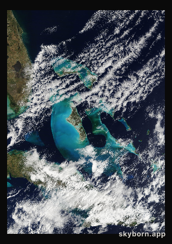 The Earth on 14 February 2011 · Bahamas