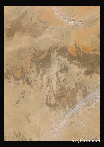 The Earth on 15 February 2011 · Sahara, Algeria