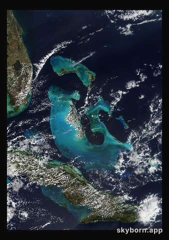 The Earth on 19 February 2011 · Bahamas